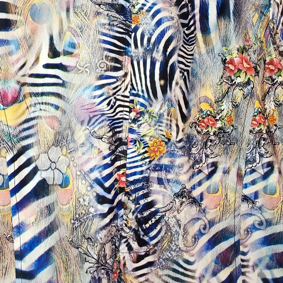 Etoile Du Monde Multicolor Button Jacket - Picture 16 of 16